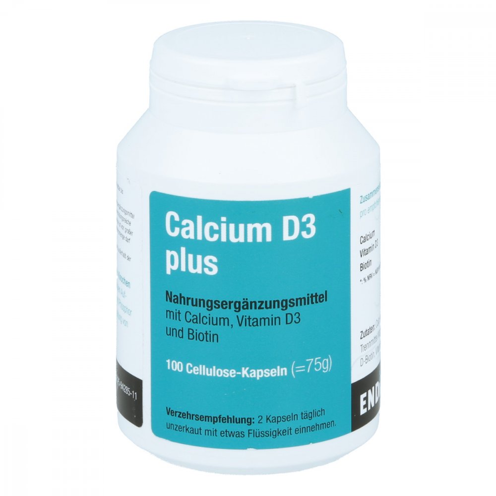 ENDIMA Vertriebsgesellschaft mbH Calcium D3 Plus Kapseln 01500118