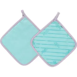 Vossen Topflappen-Set Oven Chic dreamy blue, 2 Stück