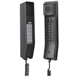 Grandstream GHP611W, IP-Telefon, Schwarz, Kabelgebundenes Mobilteil, 2 Zeilen, G...