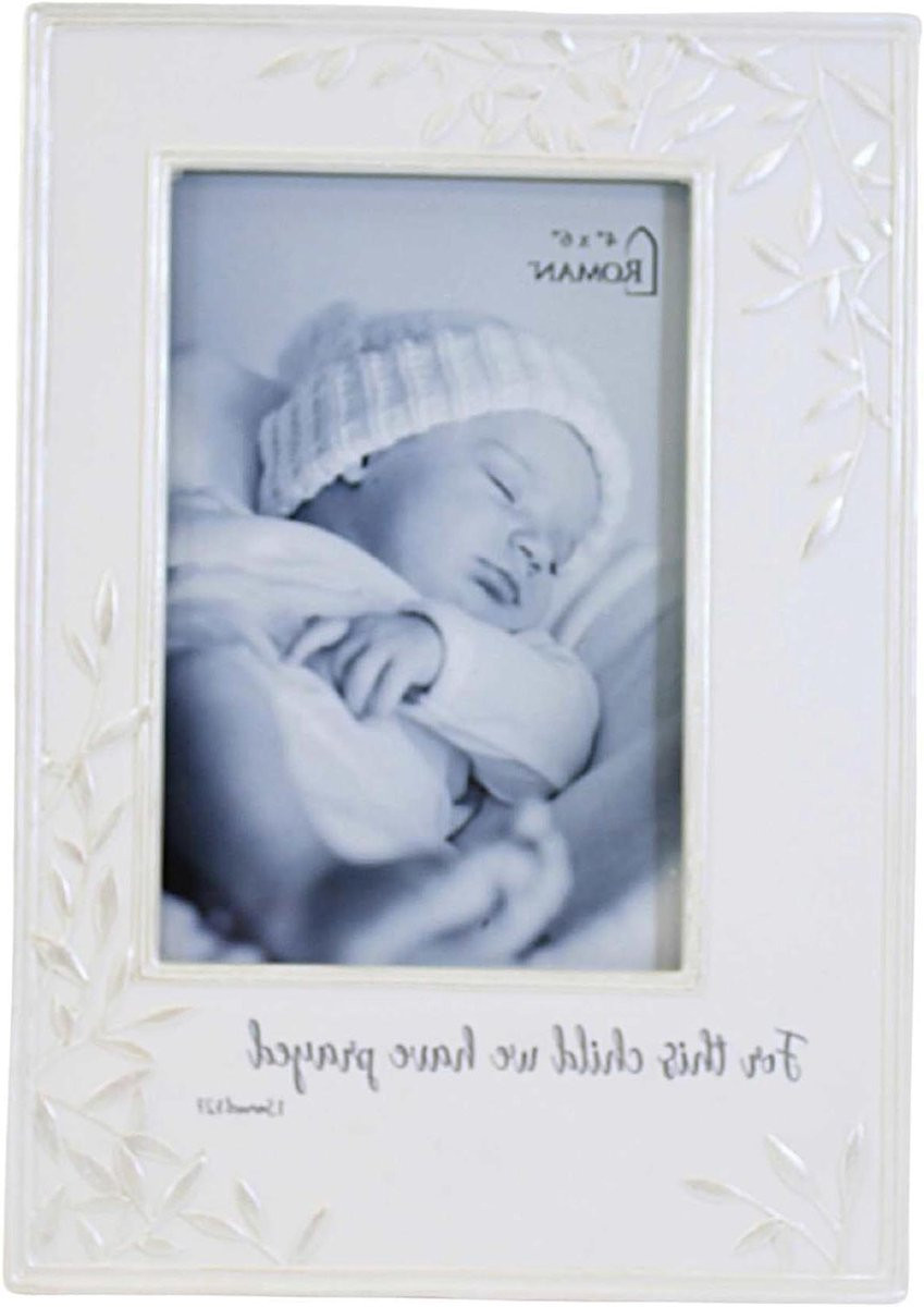 Multicolor Fotolijst voor Kinderen - Babykamer Decoratie - Hars en Steen Mix - Hoogte: 22,86 cm