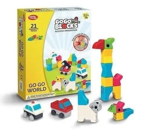People Blocks Magnetische bouwstenen GO GO 21-delig