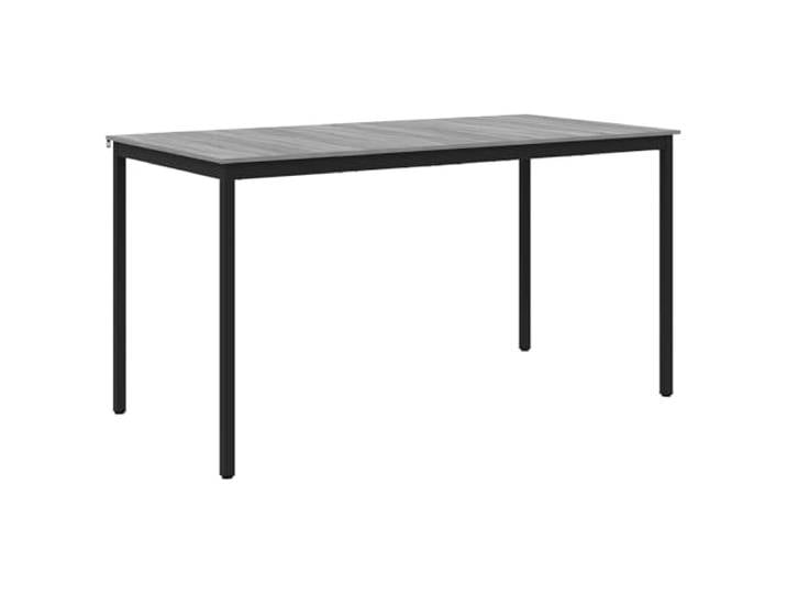 KGHERMDF Esstisch Holzwerkstoff Rechteckig Metallbeine, Robust, Pflegeleicht, Einfache Montage, Modernes Design für Küche Esszimmer