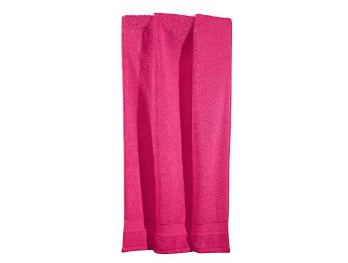 Erwin Müller Duschtuch Friedrichshafen 100% Baumwolle dunkelrosa Größe 70x140 cm - Premium-Qualität, unvergleichlich saugfähig, hautsympatisch, formstabil (weitere Farben)