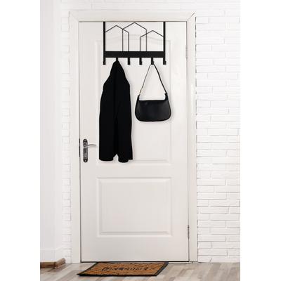 Garderobenleiste MIRRORS AND MORE "LOTTI", transparent, B:48cm H:33cm, Metall, Garderobenhalter