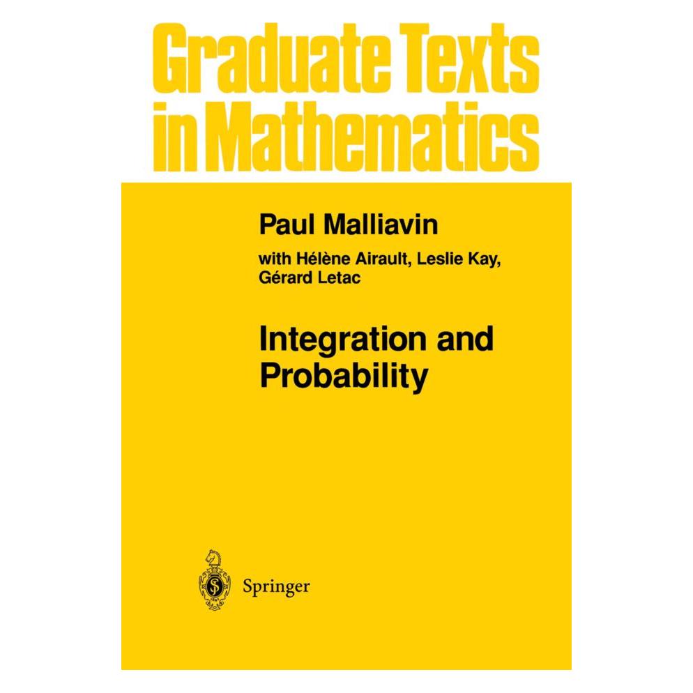 Springer Integration and Probability (Englisch, Softcover, Paul Malliavin) (55552666)