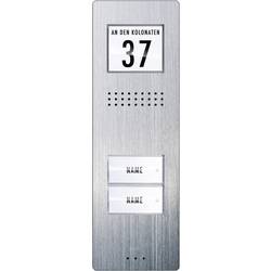 m-e modern-electronics ADV 220 Vistadoor Türsprechanlage Kabelgebunden Außeneinheit 2 Familienhaus Edelstahl
