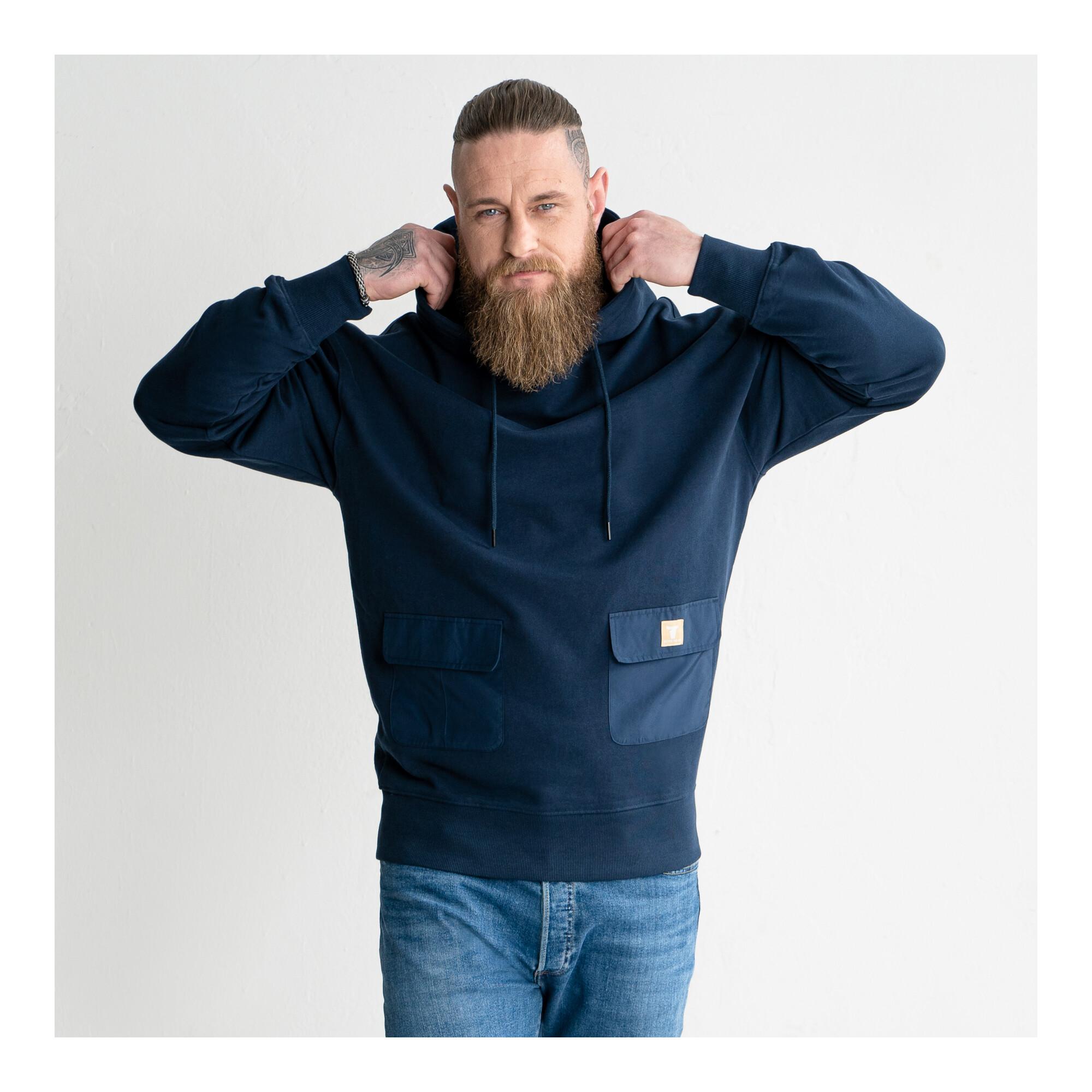 STIER Heavy Hoodie Functional Pocket organic cotton XXL Navy (906676)