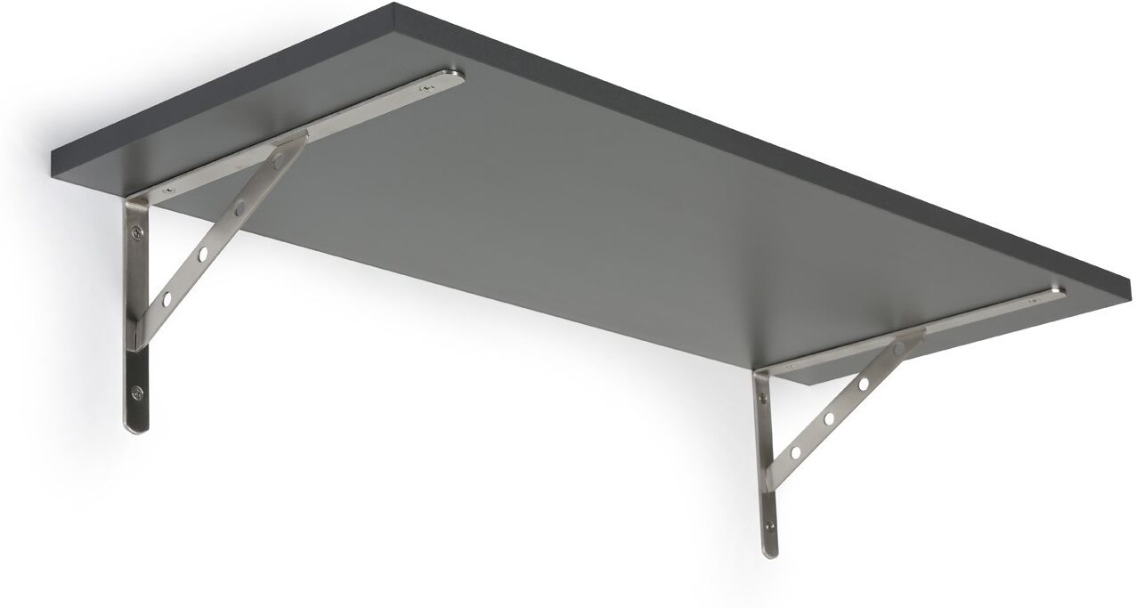 B2B Partner Fester Regalboden, 800 x 270 mm, Graphit