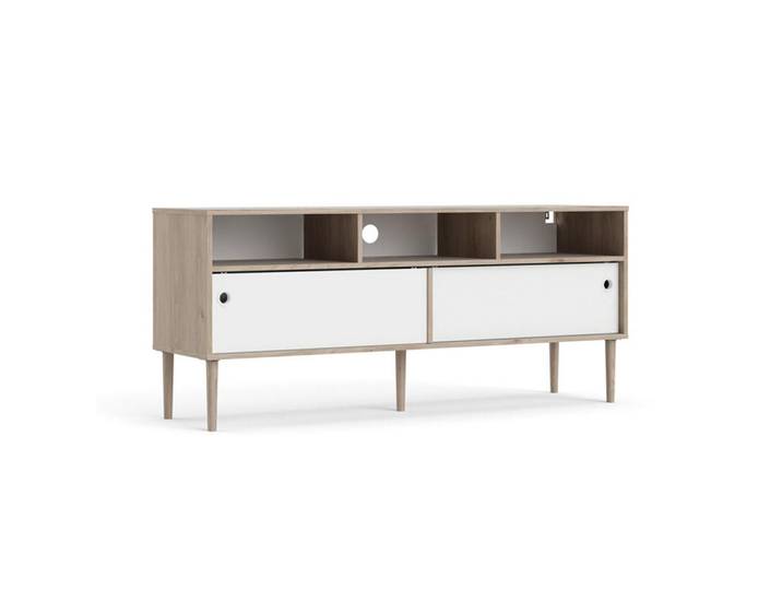 ebuy24 Tv-Element Weiß, 148x64x41 cm, Wohnzimmer, TV Möbel, Lowboards, Lowboards stehend