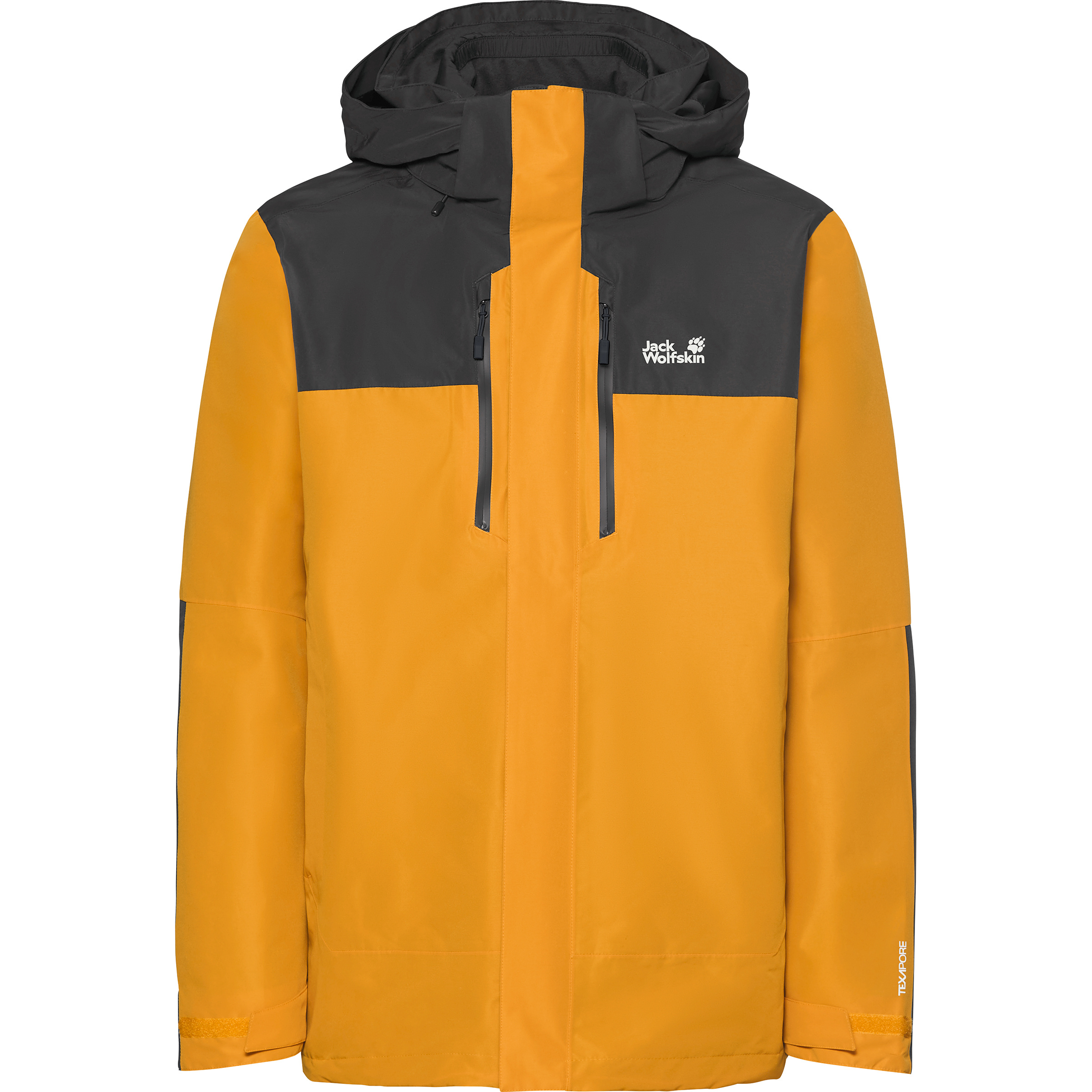 Jack Wolfskin Jasper Pro 3in1 Herren Doppeljacke gelb Größe XL Trekking Isolierend Wasserabweisend