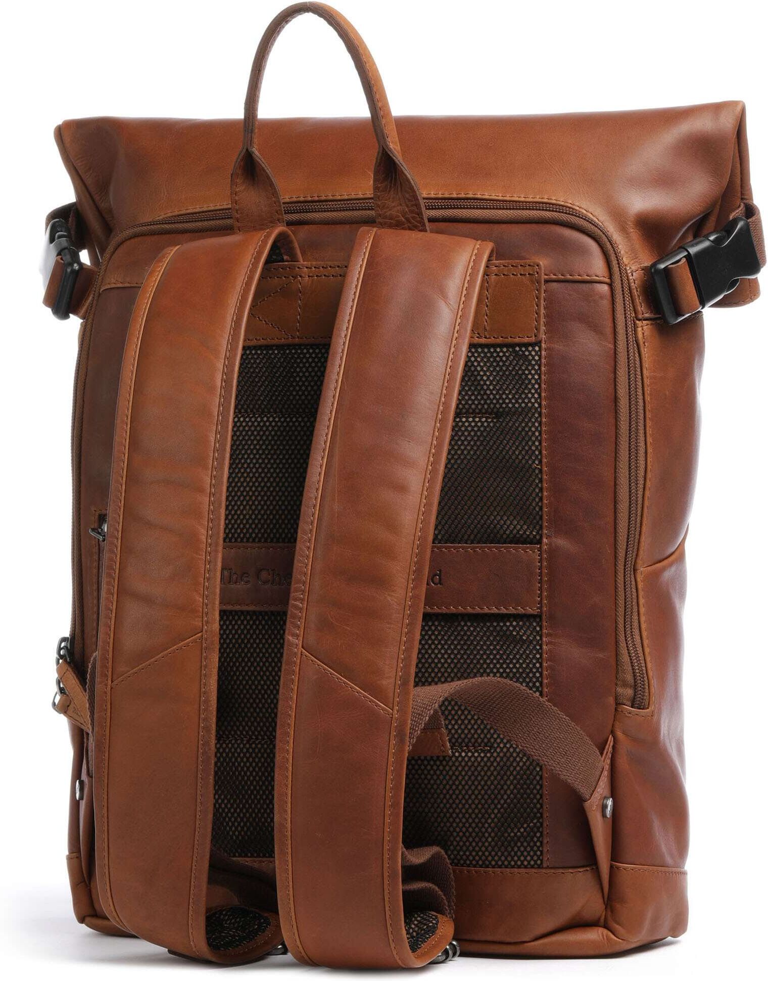 The Chesterfield Brand Wax Pull Up Cow Mazara Rucksack aus Leder, braun