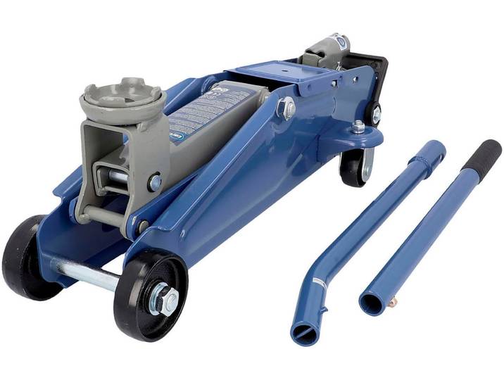 Rangierwagenheber CARTREND 2T , blau, B:48cm H:21cm L:14,5cm, Fahrzeugheber, Rangierwagenheber, Topseller