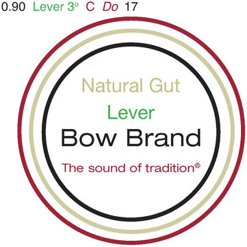 Bow Brand NG 3rd C Gut Harp String No.17