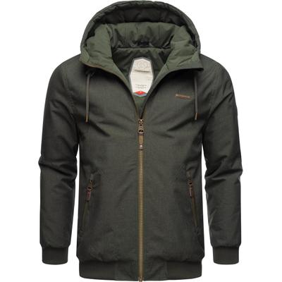 Winterjacke RAGWEAR "Stewie", Herren, Gr. XL (54), grün (olivgrün), Obermaterial: 100% Polyester. Futter: 100% Polyester. Wattierung: 100% Polyester, figurumspielend hüftbedeckend, Ärmel ohne Ärmelschlitz Rippstrickbündchen, Jacken Winterjacke,...