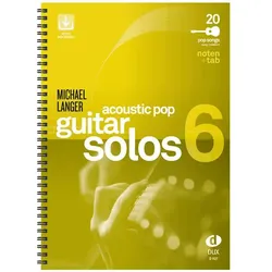 Acoustic Pop Guitar Solos 6, Fachbücher von Michael Langer