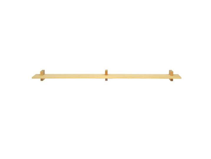 Etagère murale individuelle en bois de pin naturel 150 cm Verni