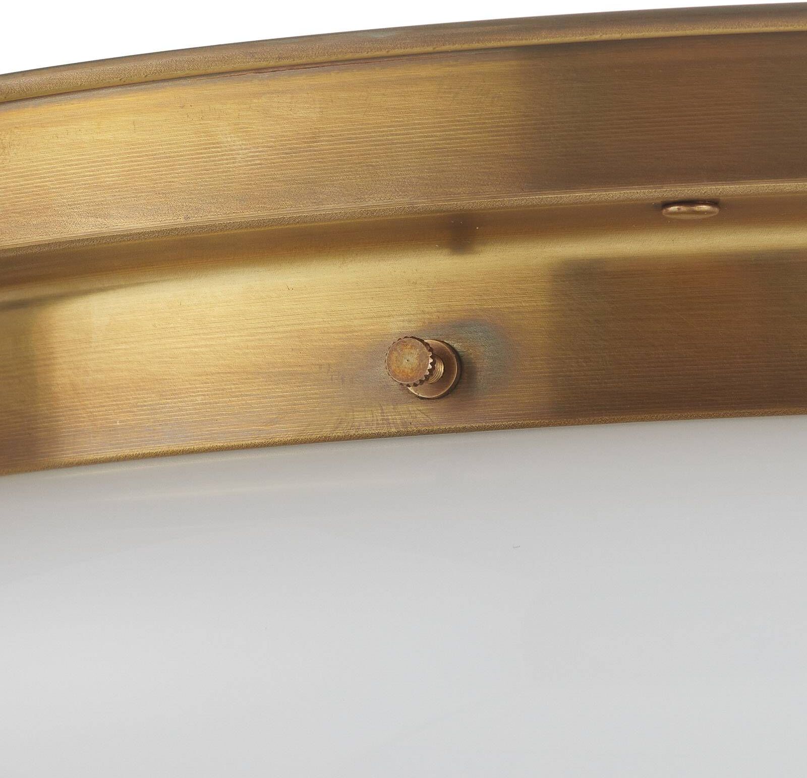 Berliner Messinglampen Ceiling Light Harry, dimmable, Brass / gold, Living / Dining Room, metal, Antique, Ceiling Light