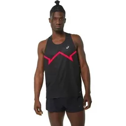 ASICS Herren T-Shirt VENTILATE ACTIBREEZE GRAPHIC SINGLET, Größe XXL in Grau Grau