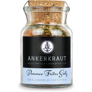 ANKERKRAUT Gewürzmischung Pommes Frites Salz, für Kartoffelgerichte, vegan, im Glas, 130 g