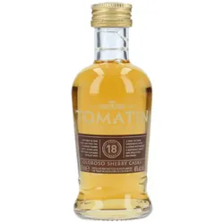 Tomatin Miniatur - 18 Jahre - Single Malt Scotch Whisky
