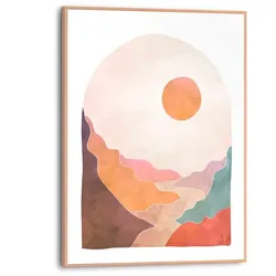 Reinders Wandbild 30 x 40 cm Nature Canyon Holz Rosa
