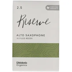 D’Addario Woodwinds Organic Reserve - Alt Saxophone 2,5 - 10er Pack - Blätter