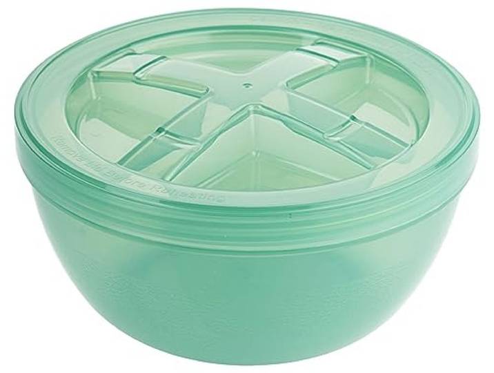 Contacto Mehrweg-Suppenbehälter mit Deckel, grün, 1120 ml, Ø 8,5 cm, Essensbox, Menübox, Suppenschüssel
