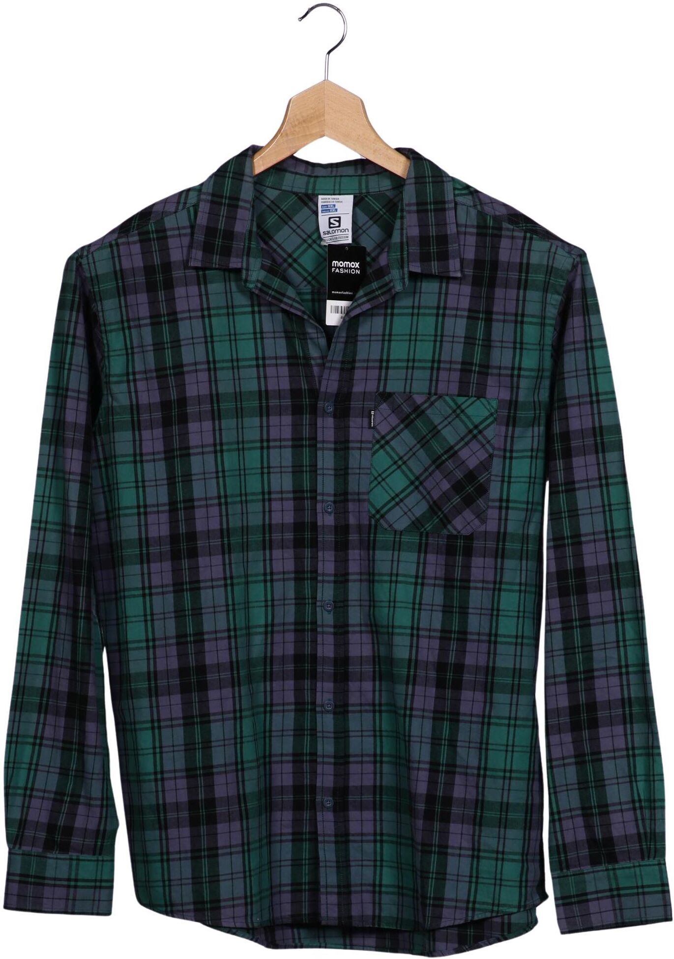 Salomon Herren Hemd, Mehrfarbig, Gr. Xxl, Baumwolle - Second Hand