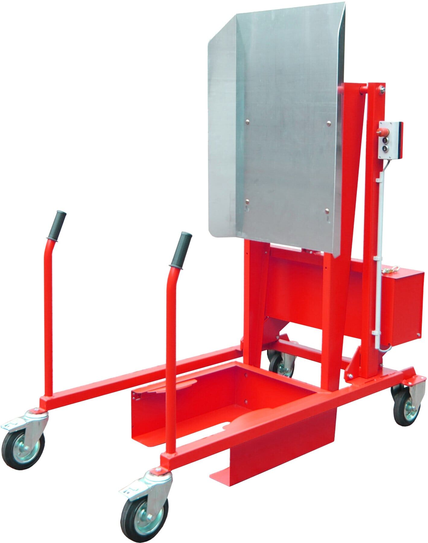 Bauer Südlohn Mülltonnen-Kippstation MKS-12V, lackiert, Feuerrot (4476-09-0000-3000)