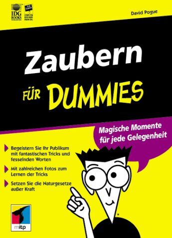 David Pogue - Zaubern für Dummies. Mit Geld, Karten, Kleidung und vielem mehr - Preis vom 13.10.2026 11:25:28 h