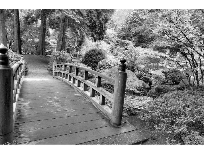 Papermoon Brücke Schwarz & Weiss