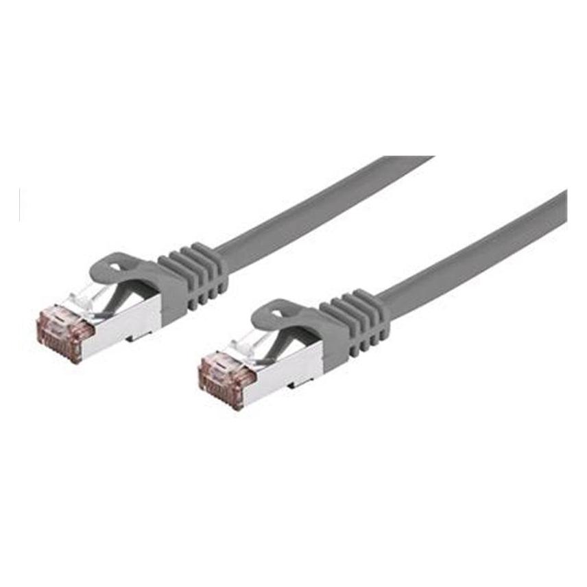C-Tech Kabel patchcord Cat6, FTP, šedý (FTP, CAT6, 15 m) (CB-PP6F-15)