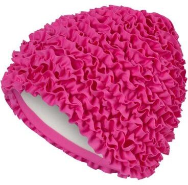 Badmössa Frill swim cap rosa - Fashy