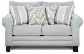 Southern Home Furnishings Grande Mist Stationary Loveseat