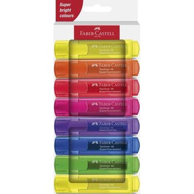 Faber-Castell Textmarker TL 46 SF Superfluorescent 8er Kartonetui