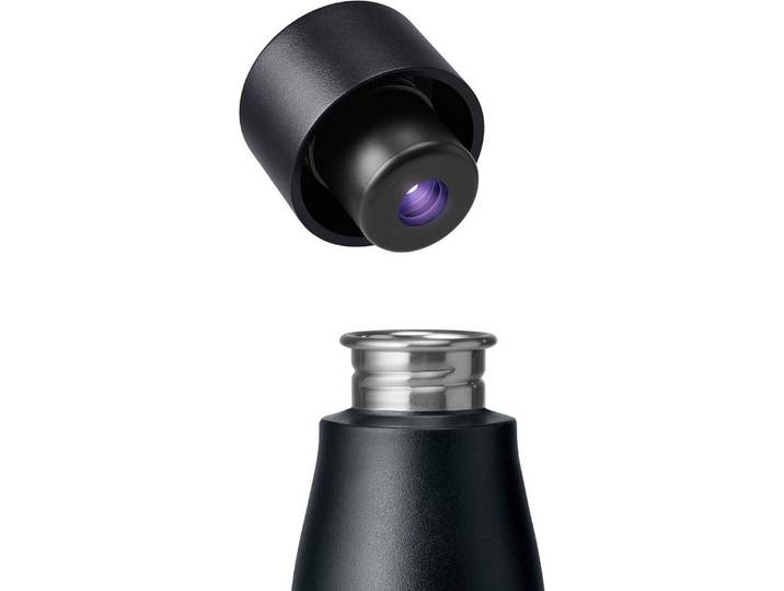LARQ Trinkflasche UV-C Licht Selbstreinigende Wasserflasche Edelstahlflasche, Leicht, Selbstreinigend, Austauschbare Hülle