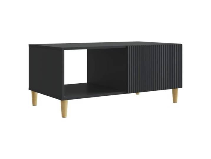 Heofavd Couchtisch Schwarz 90x50x40 cm - Wohnzimmertisch Holzwerkstoff