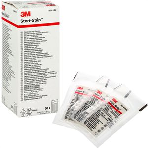 3M Wundnahtstreifen Steri-Strip R1541 steril, 150 Streifen, sensitiv, atmungsaktiv, 6 x 75mm