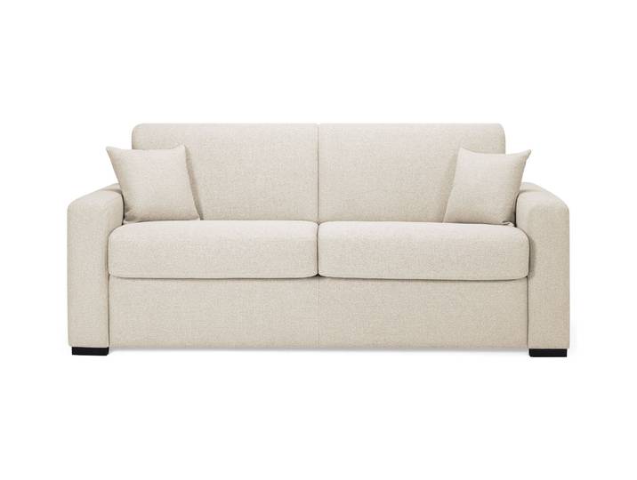 VERONE - Canapé convertible 3 places - Tweed, Ecru