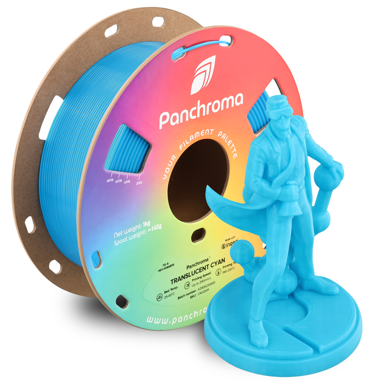 Polymaker Panchroma™ PLA Translucent CA02001