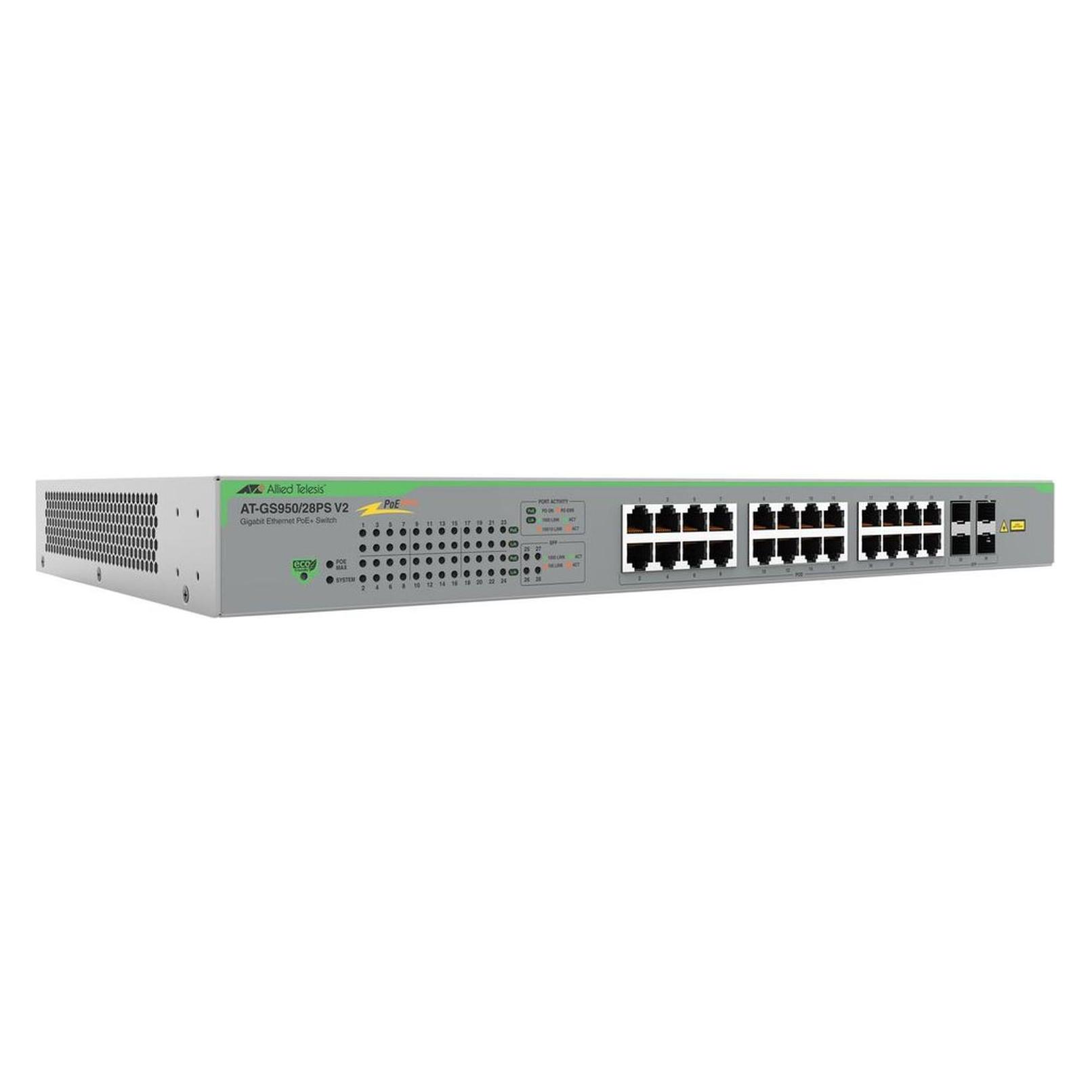 Allied Telesis Gigabit Websmart Switch 24x (32 Ports) (AT-GS950/28PSV2-50)