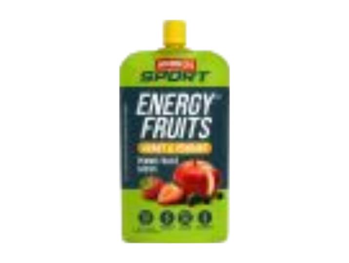 Andros Sport Energy Purée de Fruits Saveur Fraise &amp; Cassis 114 g (Lot de 18) - Gel Énergétique &amp; Purée