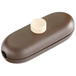 SZS-2A BB - Schnur-Zwischenschalter mit Knopf, 1x Aus