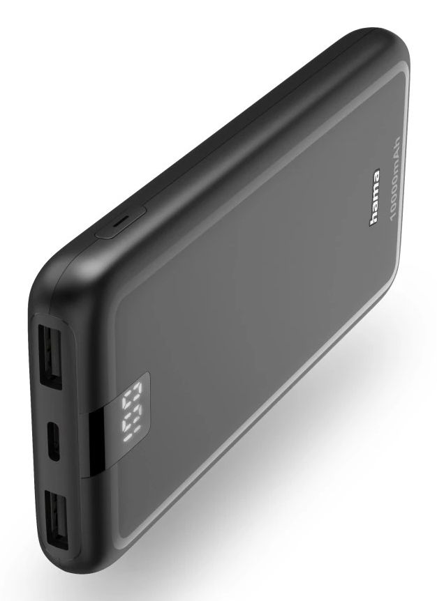 Hama 201709 Power Pack Performance 10 10000 mAh Powerbank USB Typ-C (Anthrazit) 00201709