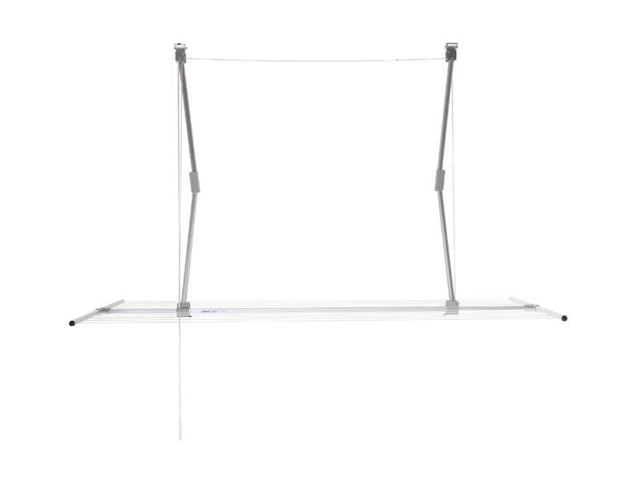 Wäscheständer Stewi Lift 6 m , grau (grau, silberfarben), H:184cm, Aluminium, Wäscheständer, Wäscheständer