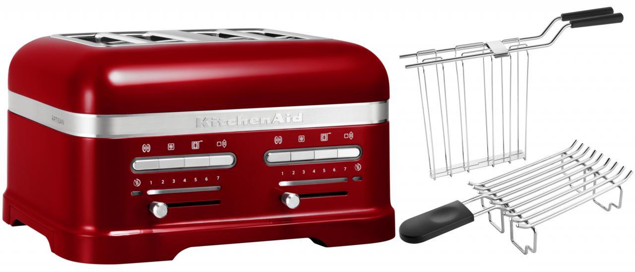 KitchenAid Set 1, 4-Scheiben Toaster Artisan 5KMT4205 Liebesapfelrot
