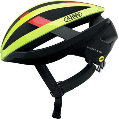 Rennradhelm ABUS "VIANTOR MIPS" Gr. S, gelb (neon gelb), Helme, S Kopfumfang: 51cm - 55cm