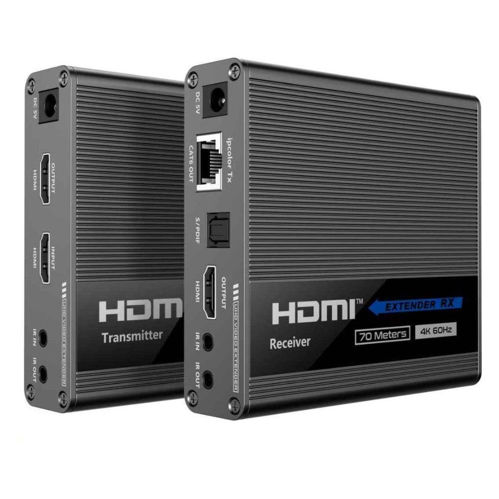 PremiumCord HDMI 2.0 extender Ultra HD 4kx2k@60Hz na 70m zapojení do kaskády (Extender) (khext70-3)