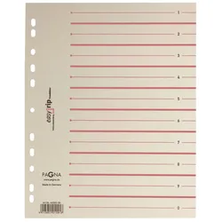 PAGNA Easy Rip Trennblätter 225 g/m2 chamois/rot