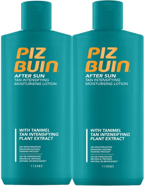 Piz Buin After Sun Loção Hidratante Intensificadora do Bronzeado 2x200ml